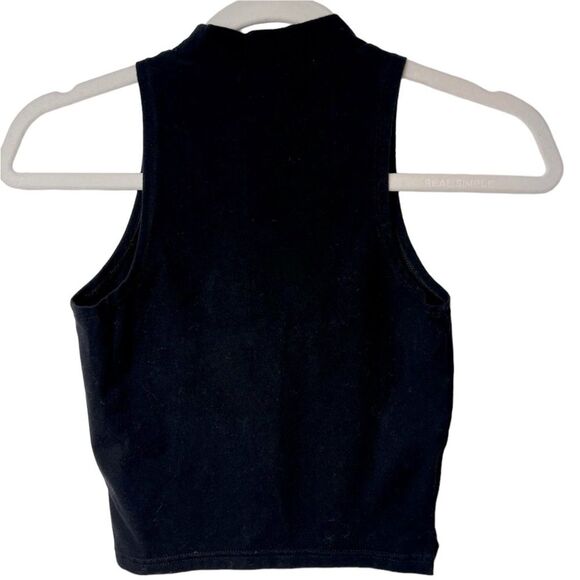 XXI Forever 21 Crop Tank Top Black S - Picture 2 of 3